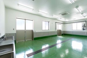 菅原商店 工場内作業スペース